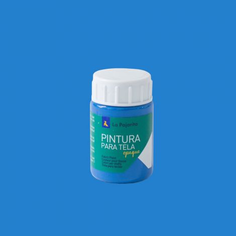 Farba do tkanin ciemnych La Pajarita 35ml, Cyjan
